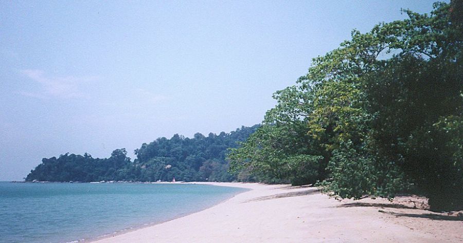 Beach at Pasir Bogak on Pulau Pangkor