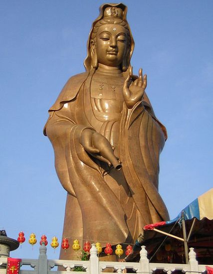 Kuan Yin Statue at Kek Lok Si Temple in Penang