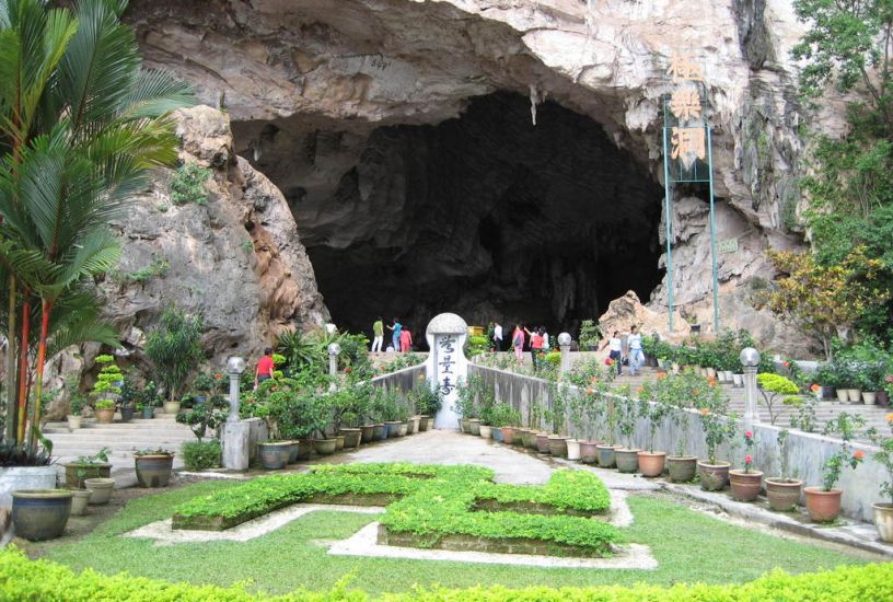 Cave at Kek Lok Si Temple in Penang