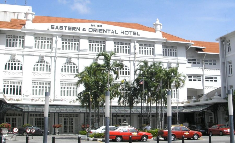 Eastern and Oriental Hotel in Georgetown on Pulau Penang