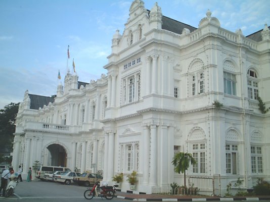 City Hall State Building in Georgetown on Pulau Penang