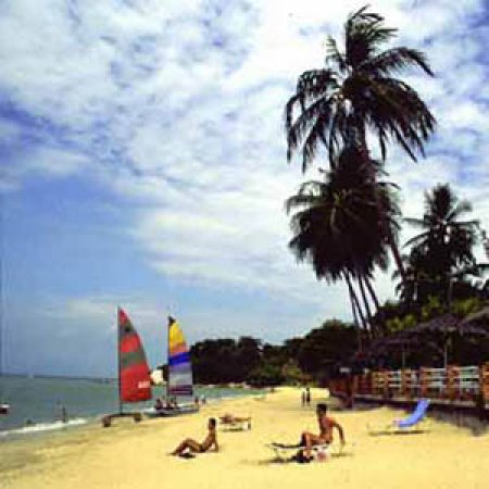 Beach at Batu Ferringhi on Pulau Penang