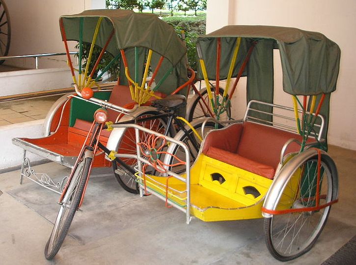 Bicycle Rickshaws in Malaysia