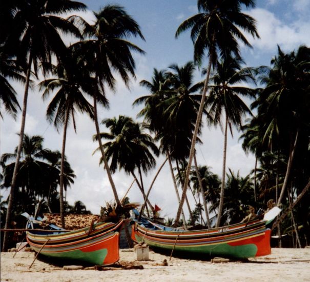 Fishing Boats on beach near Kohta Bharu