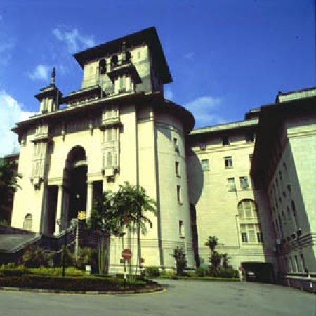 Square Tower of State Secretariat Building on Bukit Timbalan in Johore Bahru