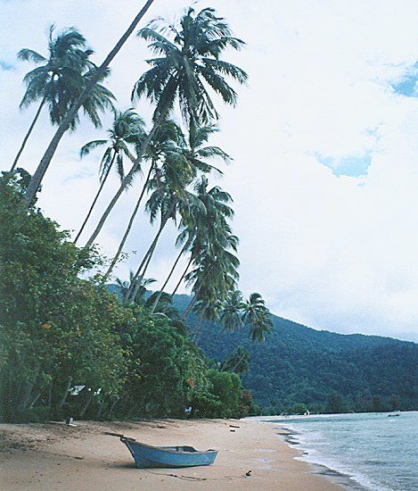 Beach at Air Batang on Pulau Tioman