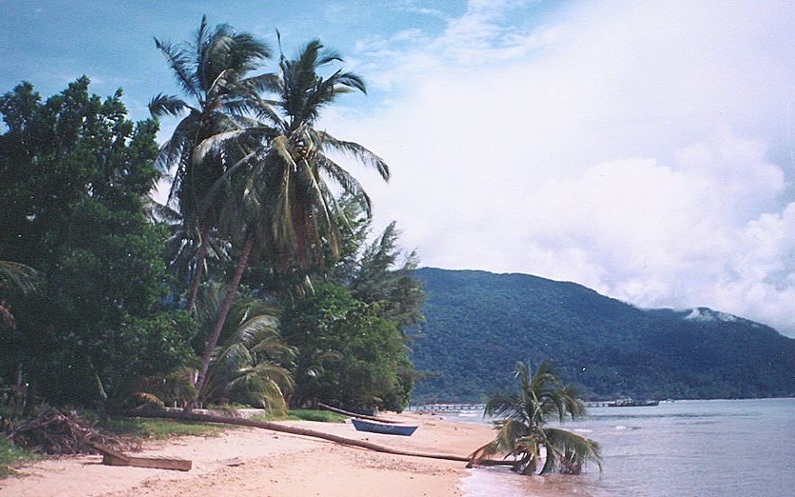 Beach at Air Batang on Pulau Tioman