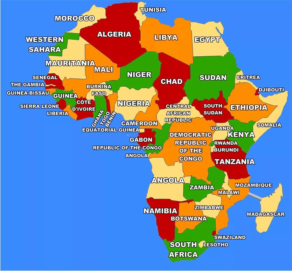 Countries of Africa