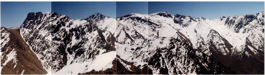 Djebel Angour from Djebel Okaimeden in the High Atlas