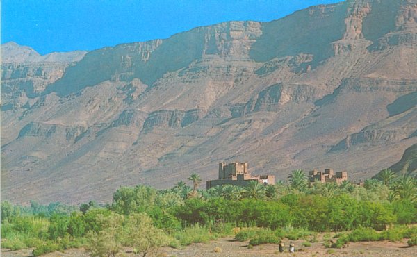 Draa Valley on route from Quarzazate to Zagora in the sub-sahara