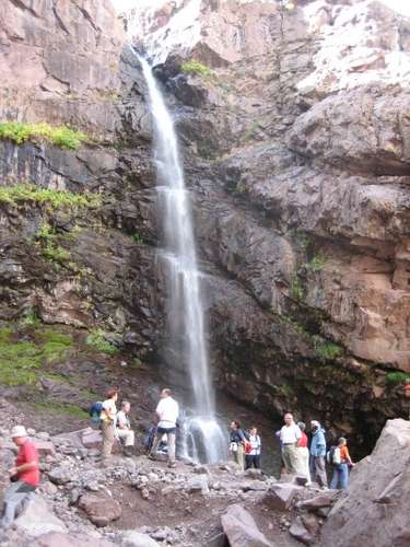 Ighouliden Waterfalls in the Atlas Mountains of Morocco