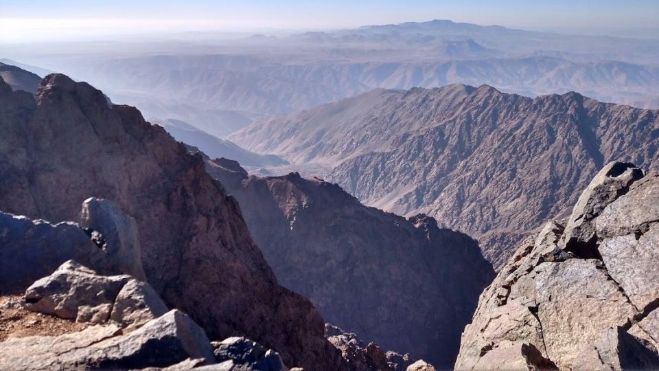 Normal Ascent Route ( South Cirque / Cwym ) on Djebel Toubkal in the High Atlas