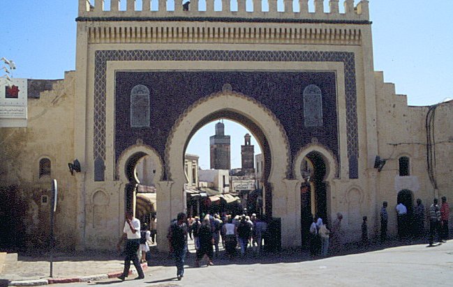 Bab el Mansour gateway in Fez