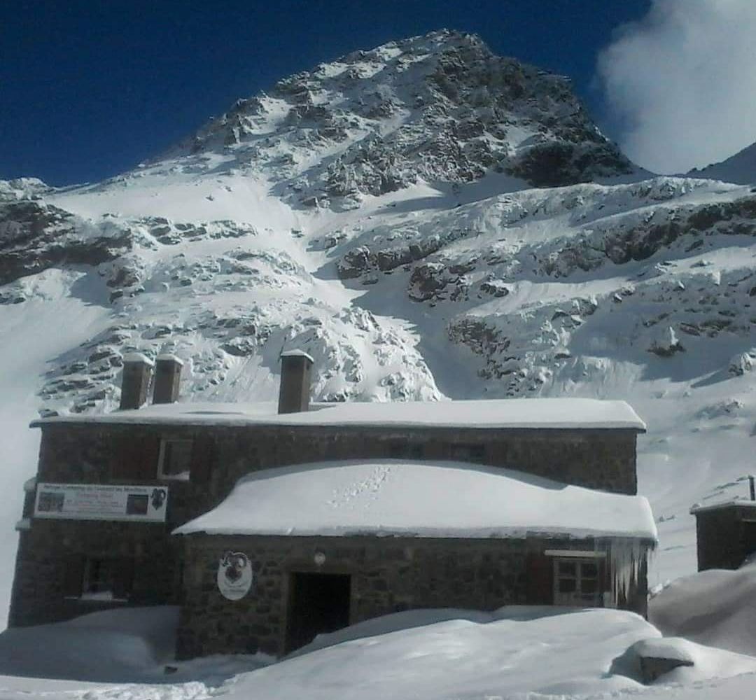 CAF Hut beneath Djebel Toubkal