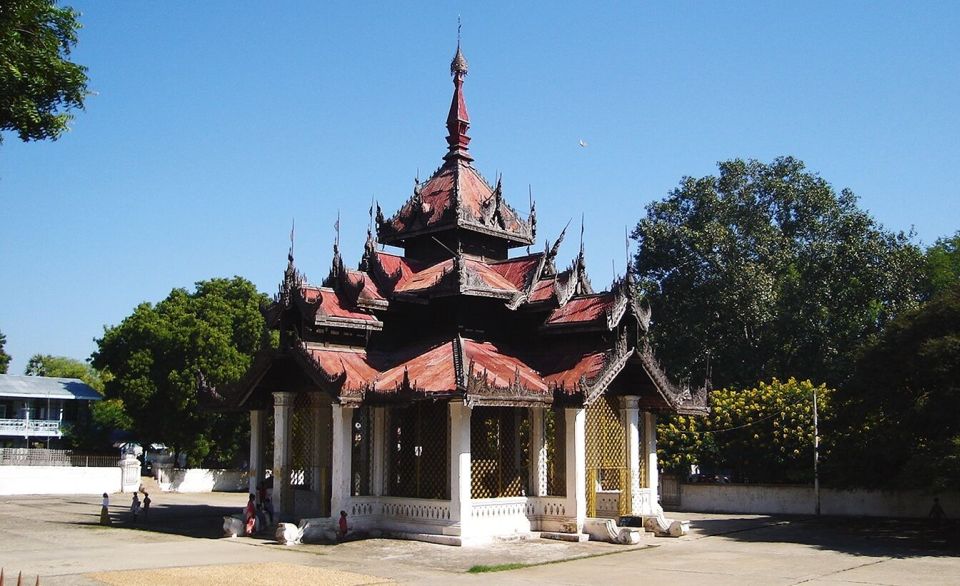 Burmese-style temple at ancient city of Mingun