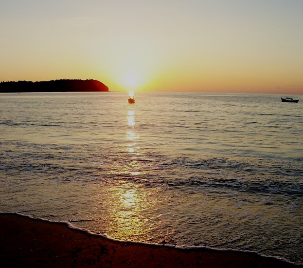 Sunset on Ngapali Beach