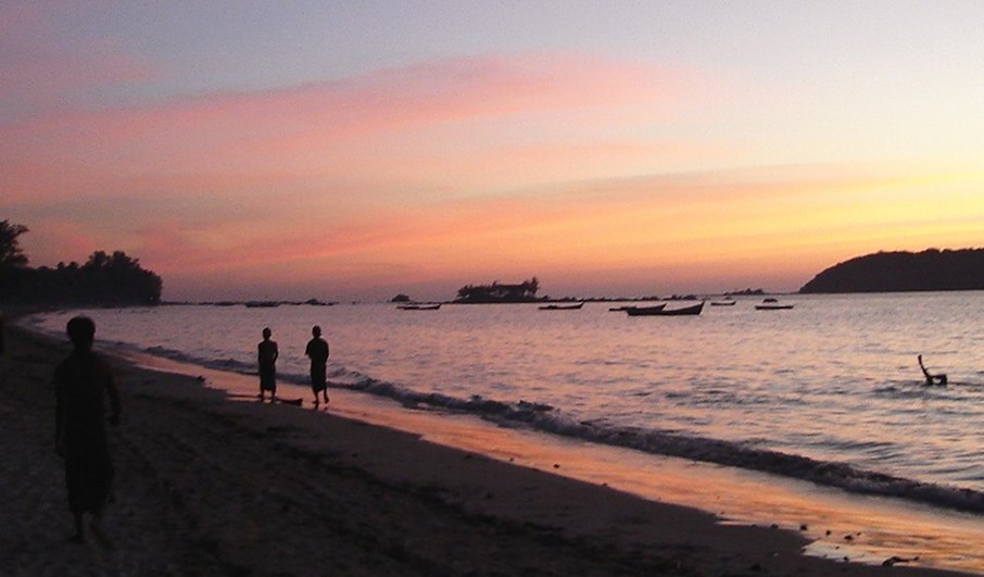 Sunset on Ngapali Beach