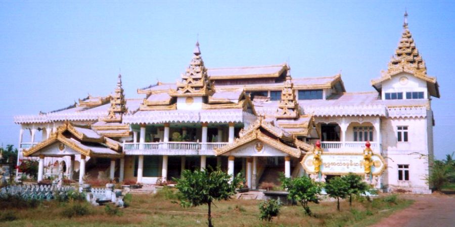 Burmese-style Building in Bago / Pegu in Myanmar ( Burma )