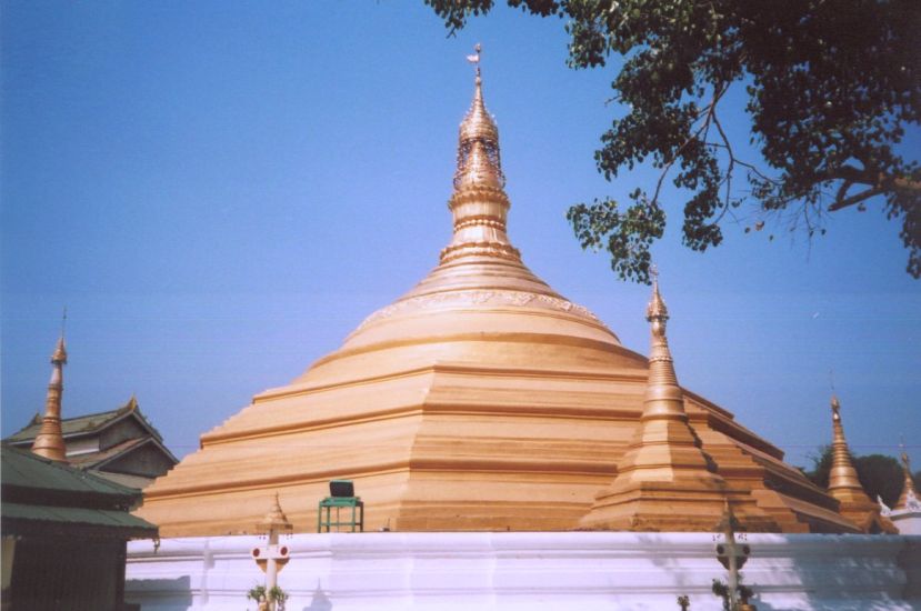 Stupa at Kyauktan in Myanmar ( Burma )