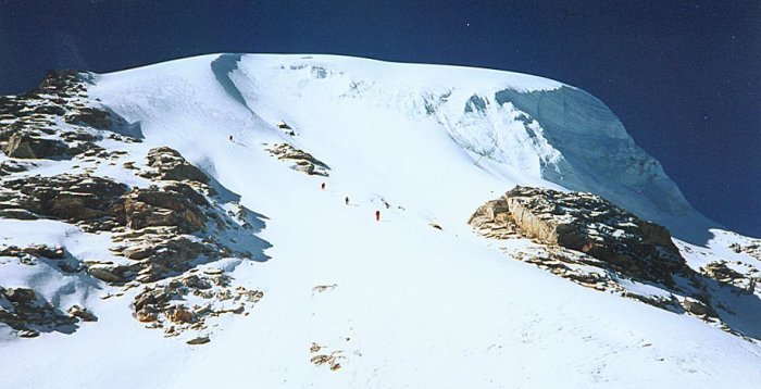 Ascent of Naya Kanga in the Langtang Valley of the Nepal Himalaya