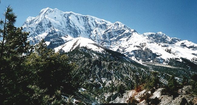 Annapurna 3 from Manang Valley