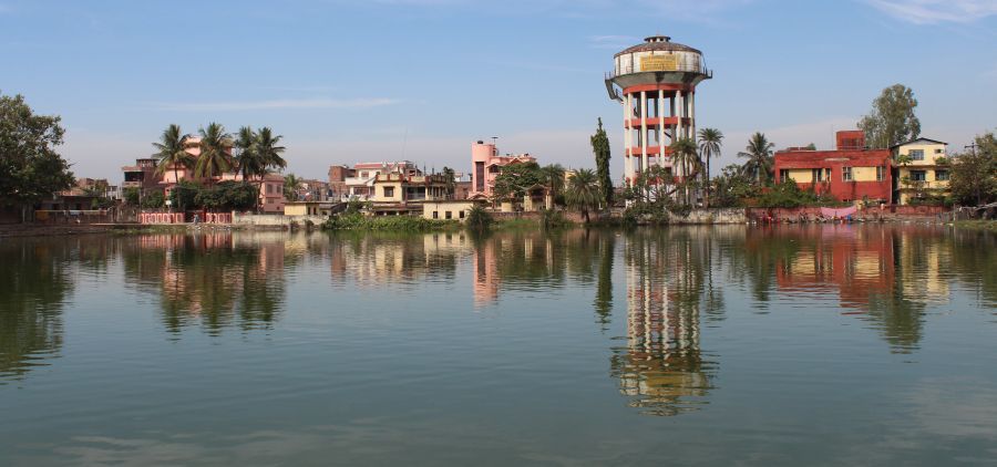 Aargza Pokhari ( Pond ) in Janakpur
