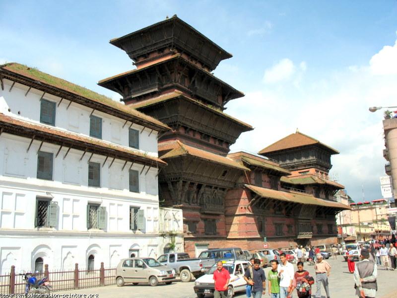 King's Palace from Basantapur Square in Kathmandu