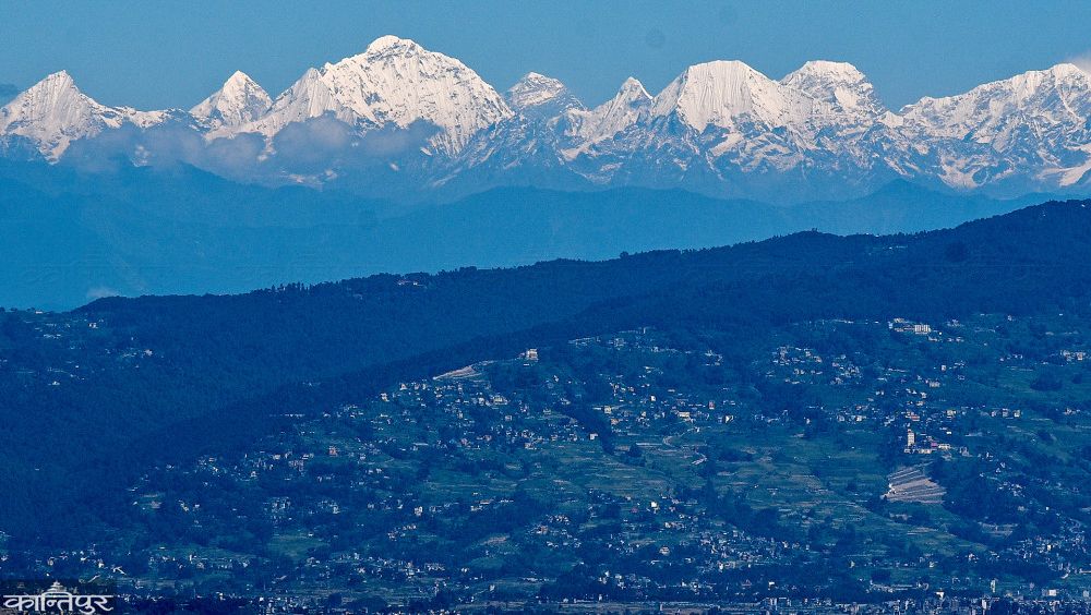 Himalayan peaks from Kathmandu