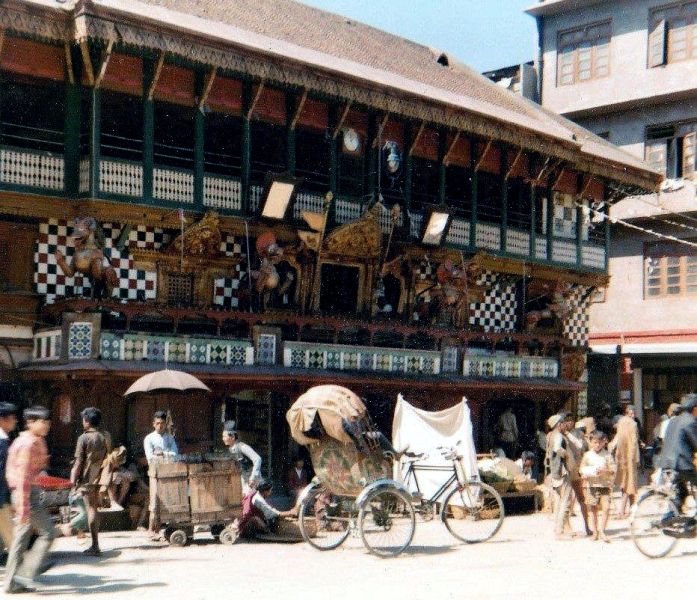 Akash Bhairab Temple at Indra Chowk in Kathmandu
