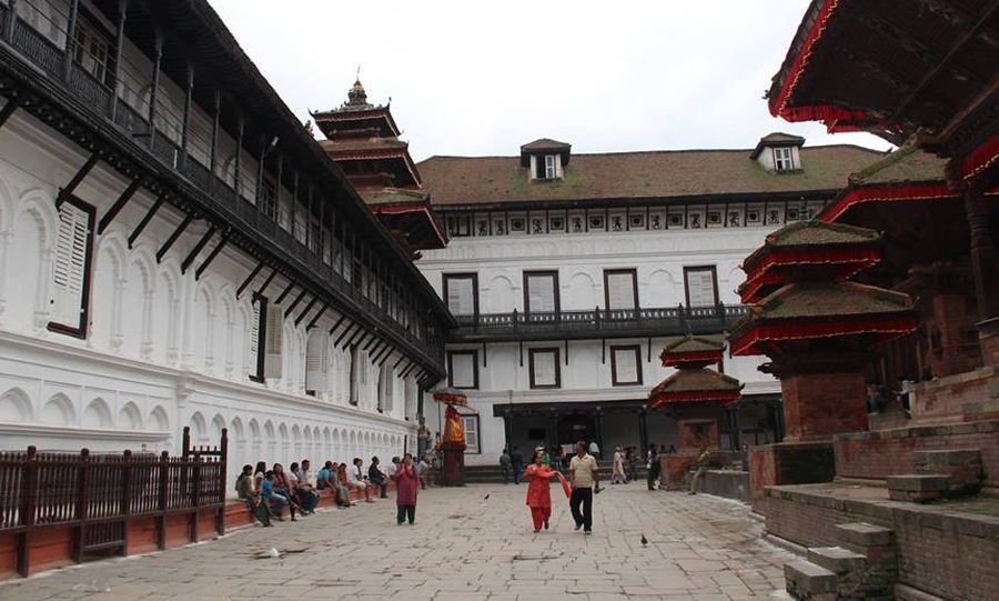 Interior of the King's Palace in Kathmandu