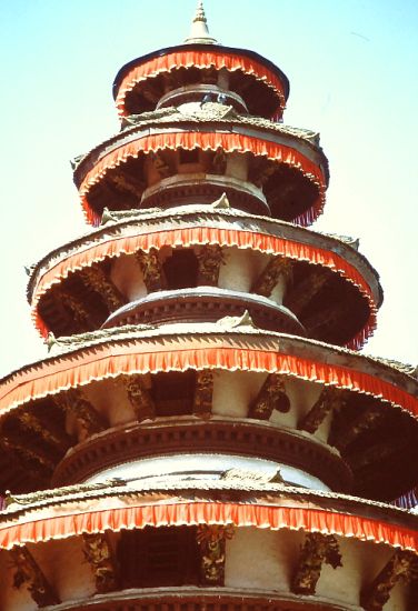 Tower in King's Palace in Kathmandu