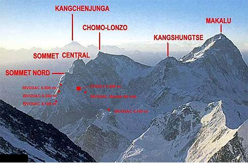 Peaks of the Makalu Himal