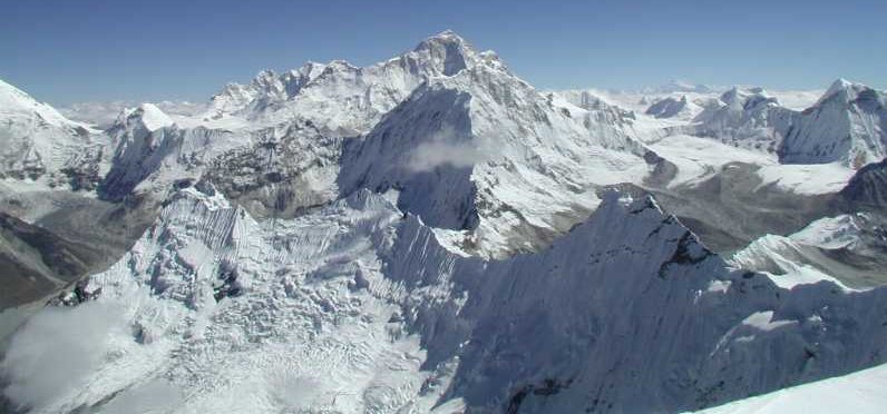Mt. Makalu from the air