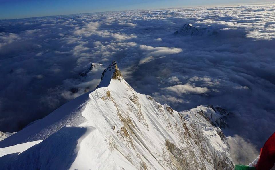 Summit view from Mount Manaslu