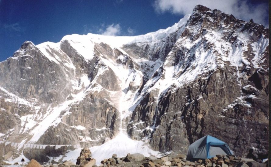 Tukuche Peak from Dhaulagiri Base Camp