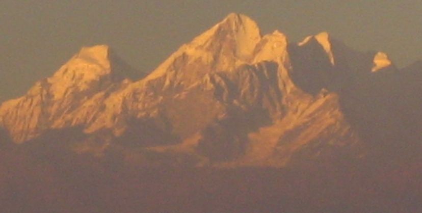 Sunset on Dorje Lakpa in the Jugal Himal