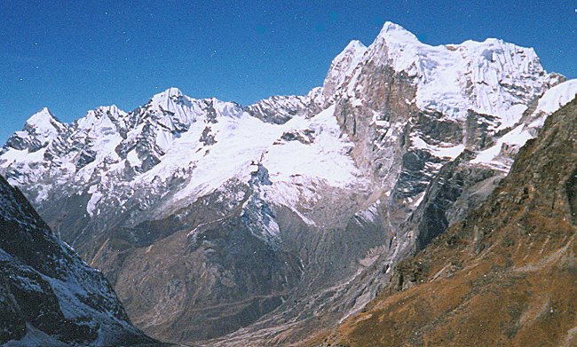 A Photo Gallery of Kusum Kanguru ( 6367m ) in the Khumbu Region of the Nepal Himalaya