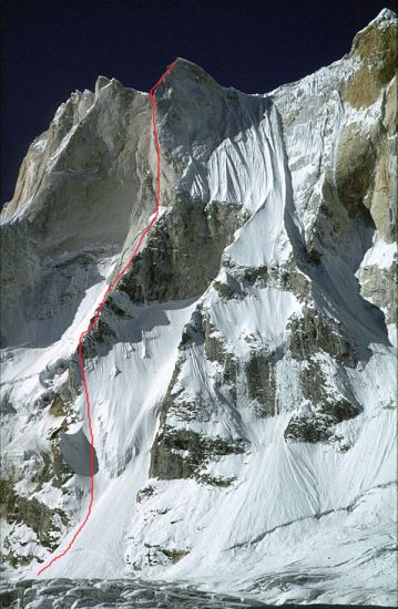 Mera Peak - East Face - the highest vertical drop in the world