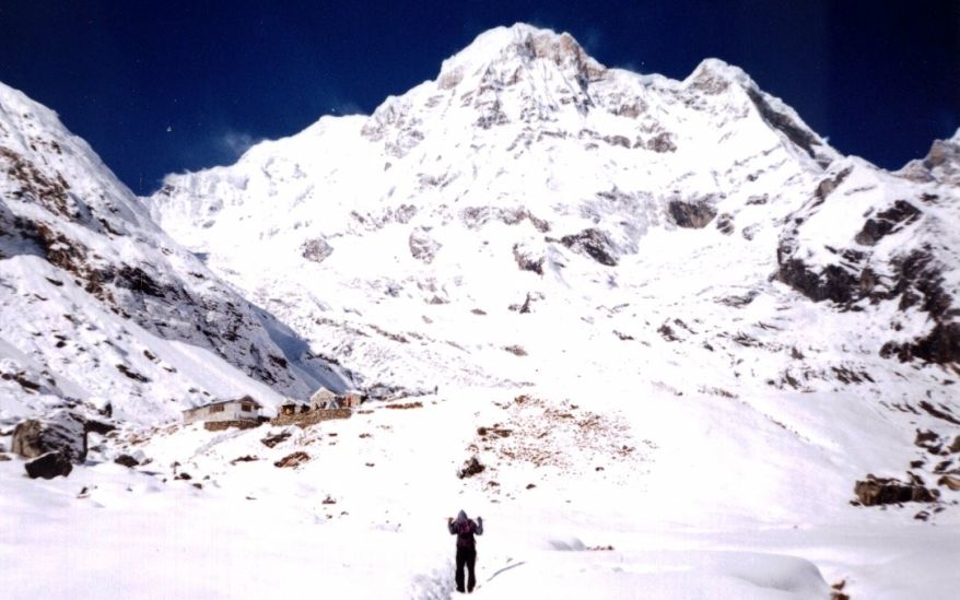 Annapurna South Peak from Annapurna Sanctuary
