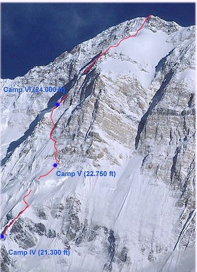 Annapurna I South Face ascent route