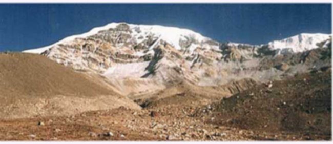 Chulu Far East Peak in Annapurna Region of the Napal Himalaya