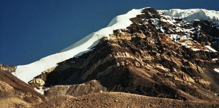 Chulu Far East Peak in Annapurna Region of the Nepal Himalaya