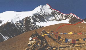 Mt.Sita Chuchura ascent route