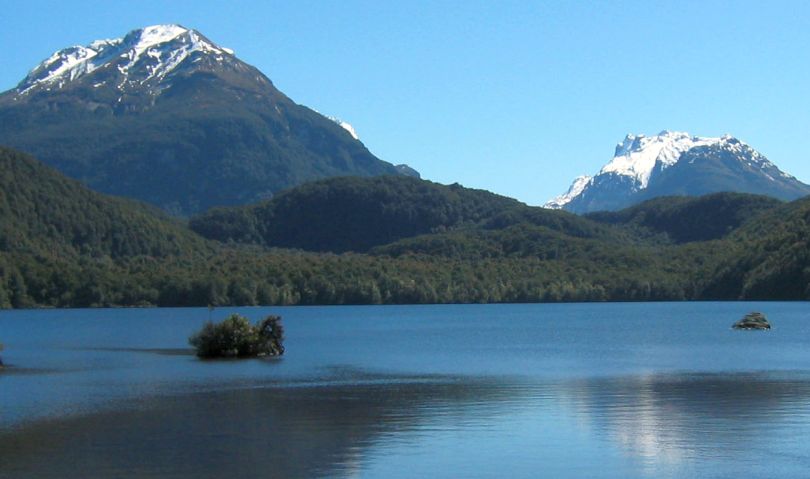 Lake Sylvan near Lake Wakatipu in South Island of New Zealand