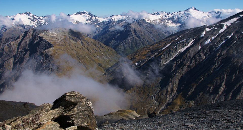 Southern Alps in the Mount Aspiring National Park