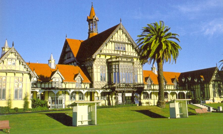 Museum in Rotorua in North Island of New Zealand