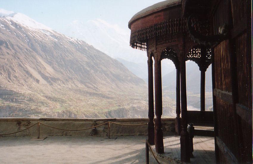 Baltit Fort in the Hunza Valley in the Karakorum Mountains of Pakistan