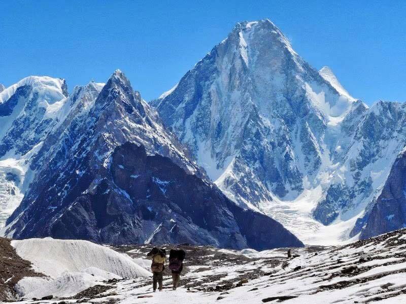 The Seven Thousanders - Gasherbrum IV ( 7925m ) in the Karakorum Mountains of Pakistan - the world's eighteenth highest mountain