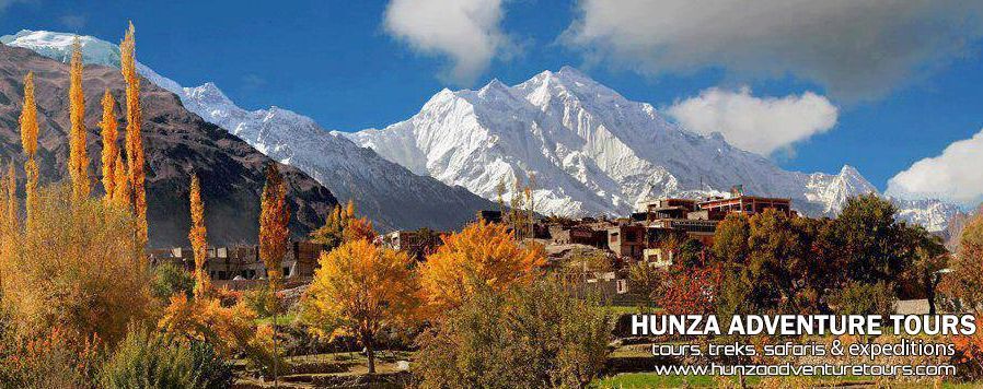 Hunza Valley in the Karakorum Mountains of Pakistan