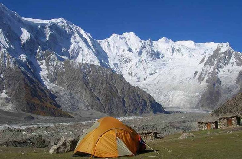 Upper Hunza Valley in the Karakoram Mountains of Pakistan
